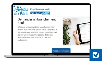 Branchement eau