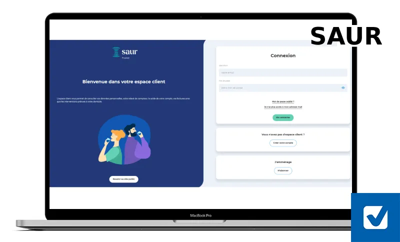Connexion SAUR
