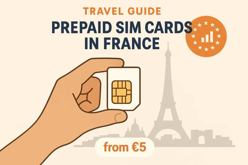 Best Prepaid SIM Card in France (2026): From €5