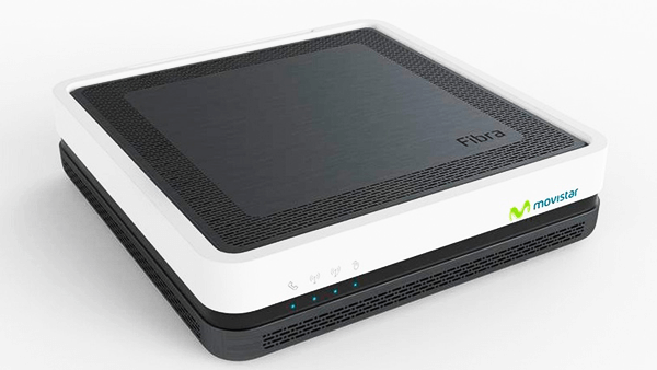 Router de fibra de Movistar