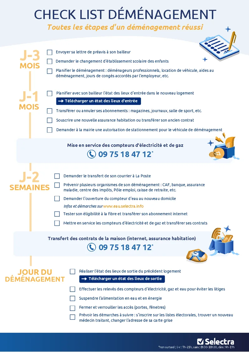 Aperçu : Checklist déménagement (PDF)