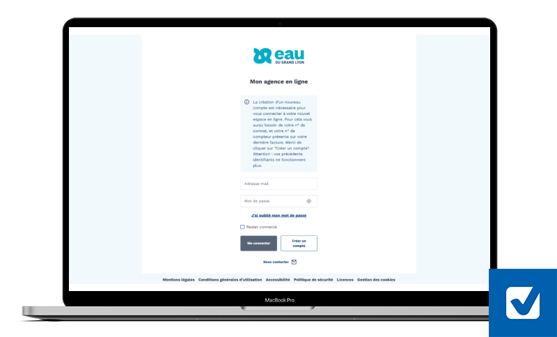 Espace client Eau du grand Lyon