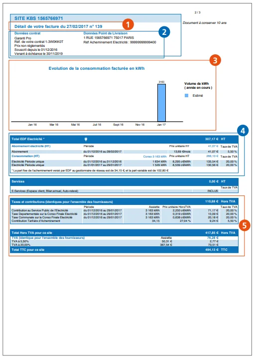 facture edf verso