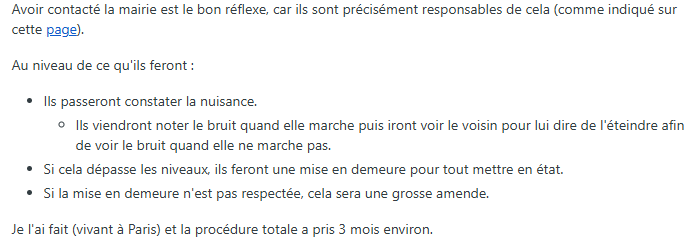 Témoignage 2 : conflit bruit pompe à chaleur