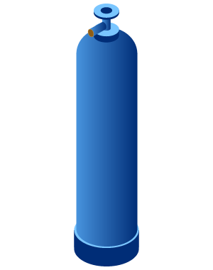 Bouteille de gaz butane illustration