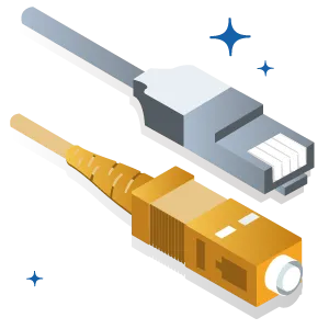 cables fibre adsl