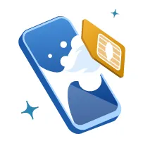 eSIM sur smartphone