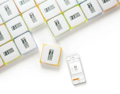 Les 5 coloris du thermostat connecté Netatmo