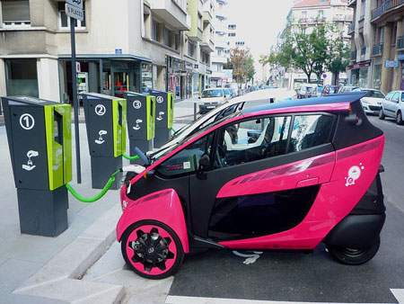 Rechargement de voitures électriques
