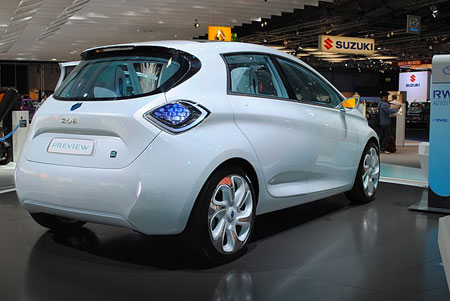 Voiture électrique Zoé de Renault