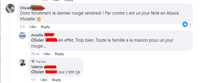 Conversation facebook entre alsaciens