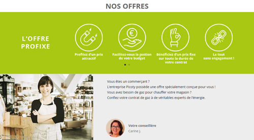 Offre Gaz Picoty